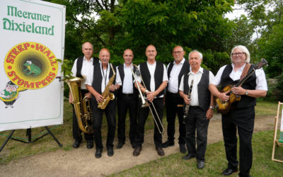Zünftige Eröffnung der Schlossgartensaison mit den Steep Wall Stompers aus Meerane